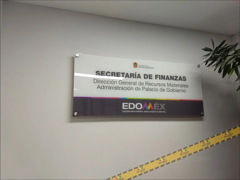 Señalamientos para interior